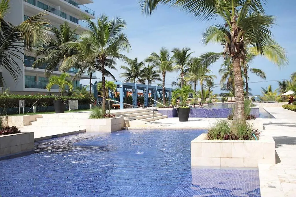 Beachfront Bliss-2Br Haven Steps From Sandy Shores Cartagena 0*,  Colombia