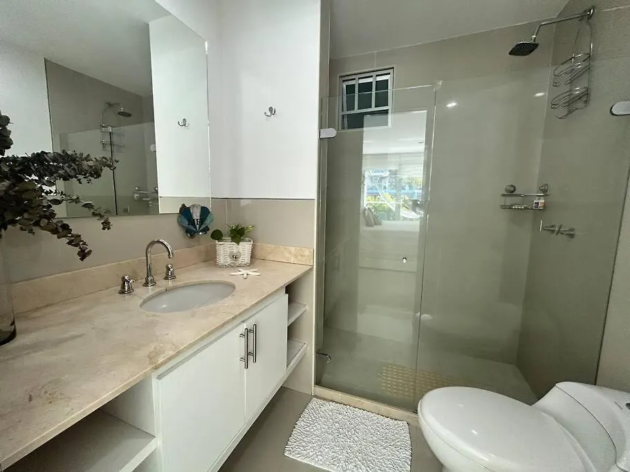 Lägenhet Beachfront Bliss-2Br Haven Steps From Sandy Shores Cartagena
