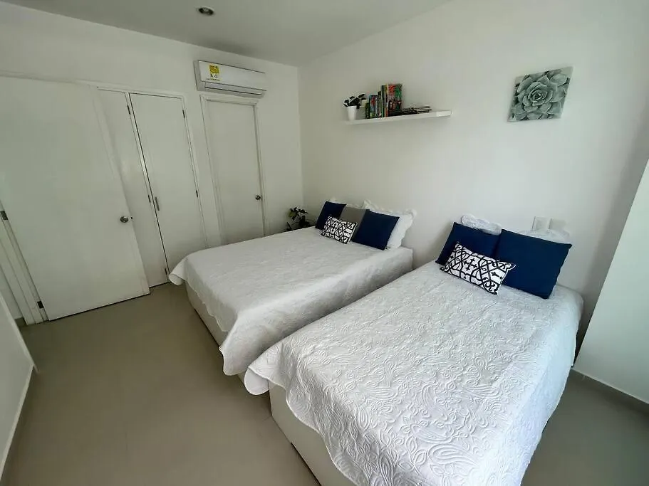 Lägenhet Beachfront Bliss-2Br Haven Steps From Sandy Shores Cartagena Colombia