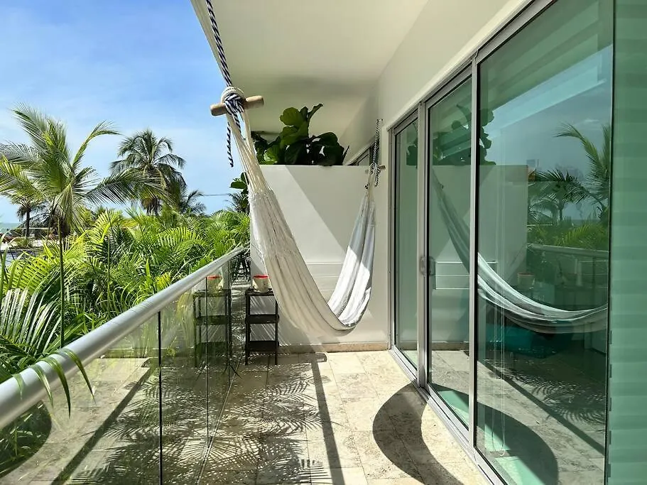 Lägenhet Beachfront Bliss-2Br Haven Steps From Sandy Shores Cartagena Colombia